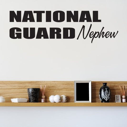 Image of National Guard Nephew Block Decal