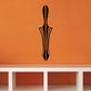 Native southwestern wall vinyl decal: black arrow-like spear design