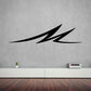 Native southwestern wall decal with black tribal arrow/feather design
