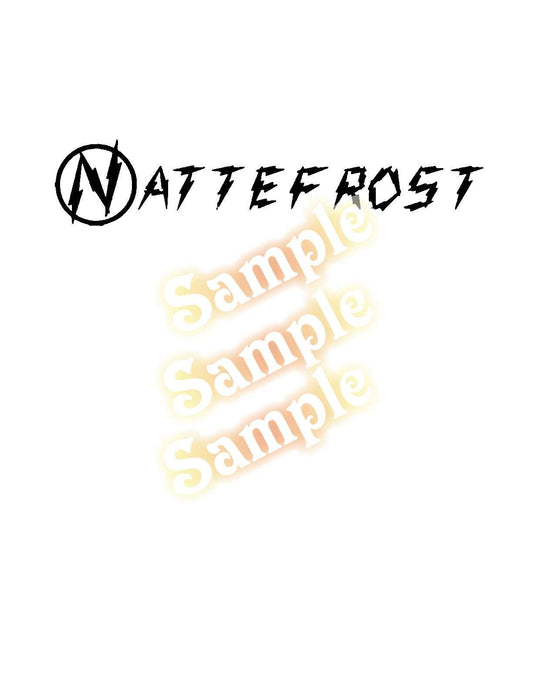 Image of Natte frost Decal