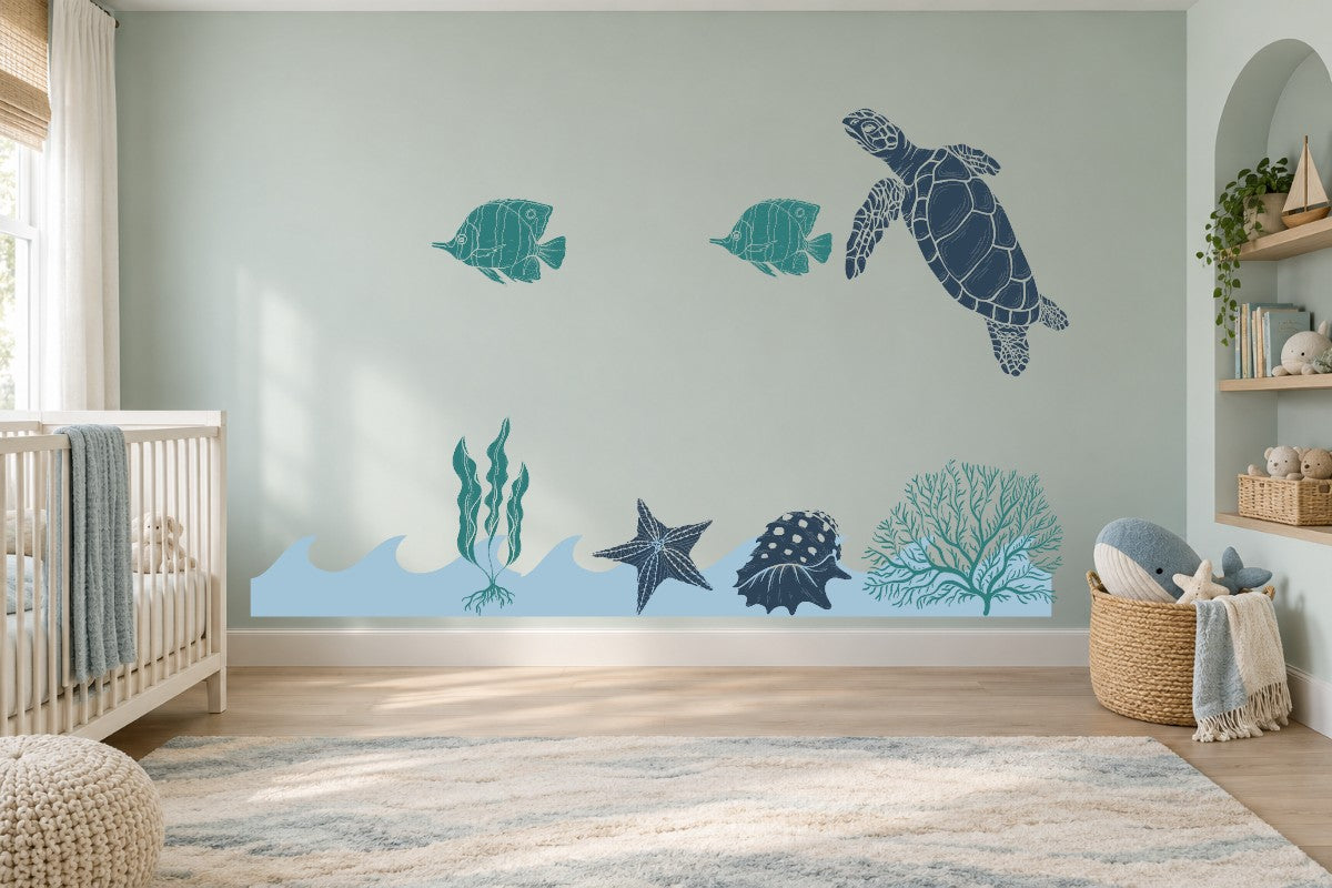 Natural Reef Wall Decal Kit
