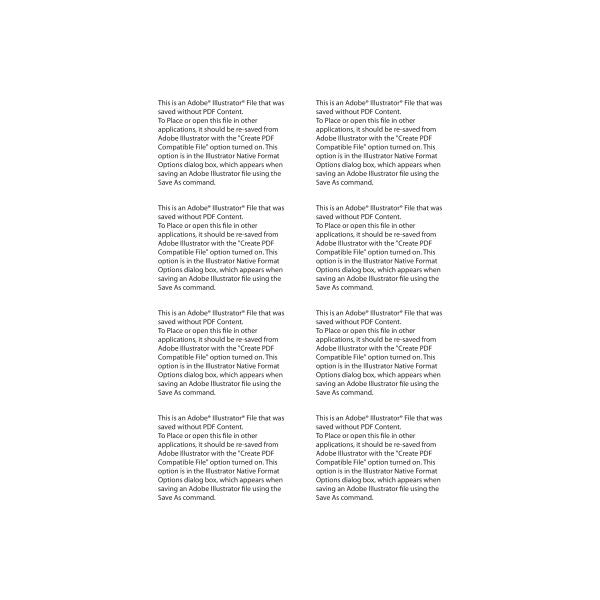 Nautical wall decal proof sheet with two-column black text