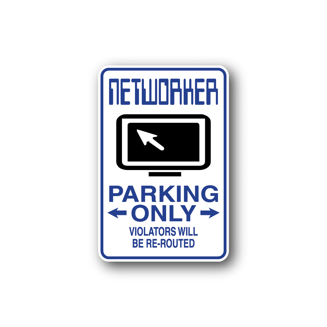 Image of Networker Parking only Sticker