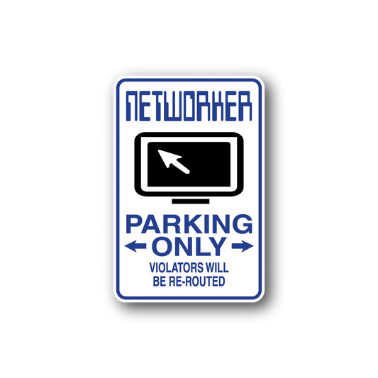 Image of Networker Parking only Sticker