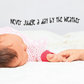 Wall decal with black quote text: Never judge a day by the weather