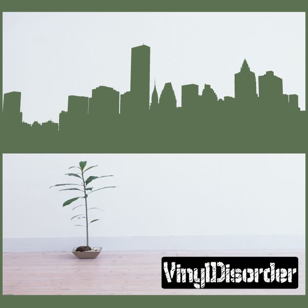 Image of New York City Skyline Decal