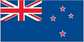 New Zealand flag sticker with Union Jack and red stars on blue