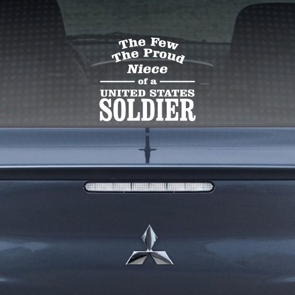 Image of Niece Of A Soldier Decal