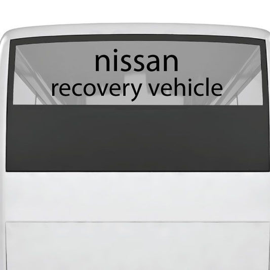 Image of Nissan Recovery Vehicle Decal