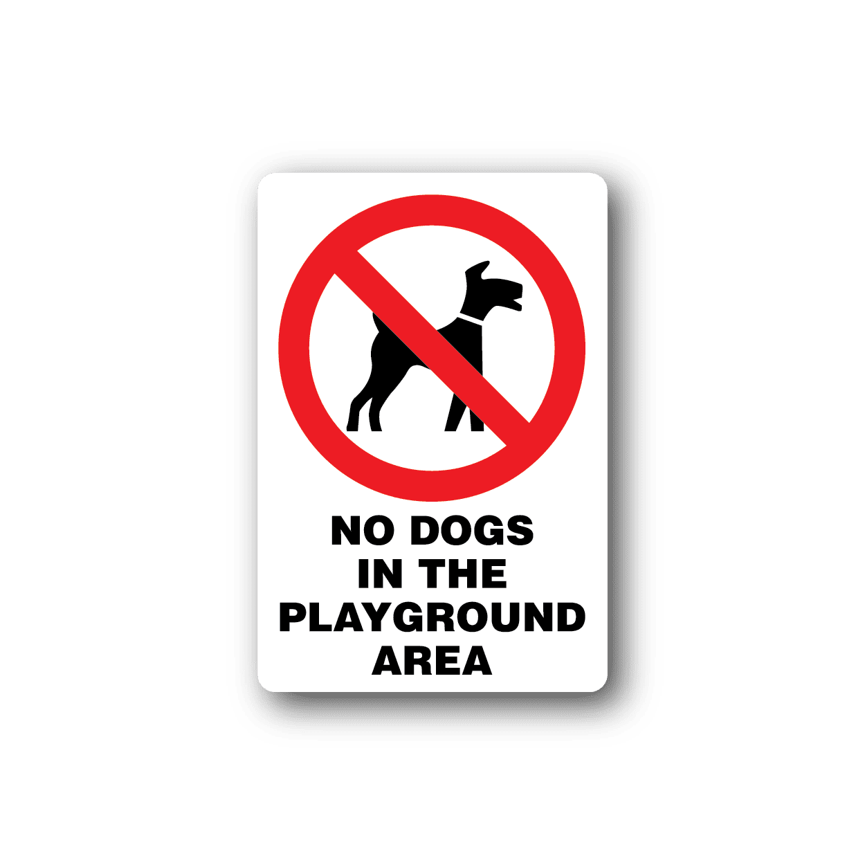 Image of NO Dogs Sign Wall Decal - Vinyl Sticker - Car Sticker - Die Cut Sticker - CD002