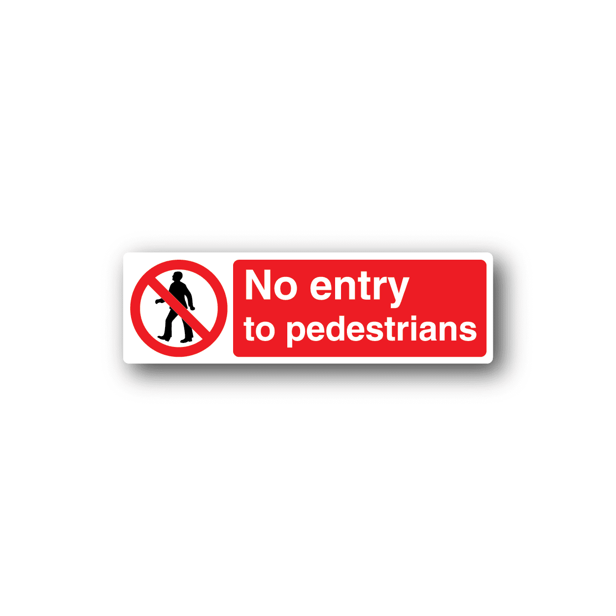 Image of NO Safety Sign Wall Decal - Vinyl Sticker - Car Sticker - Die Cut Sticker - CD009