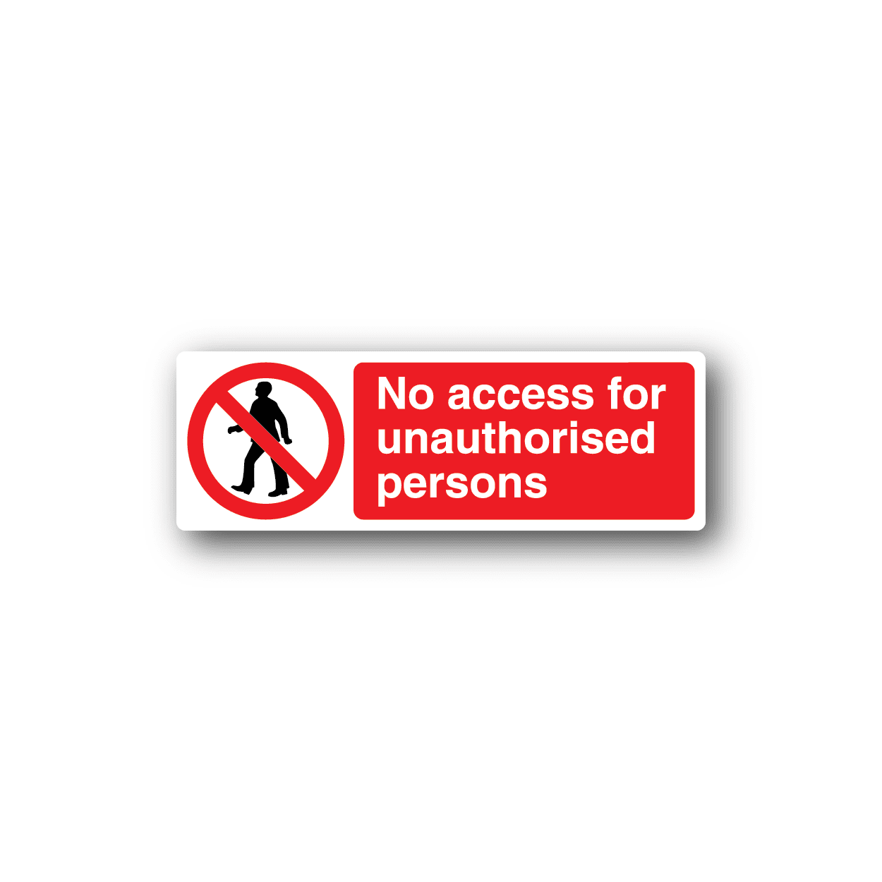 Image of NO Safety Sign Wall Decal - Vinyl Sticker - Car Sticker - Die Cut Sticker - CD019