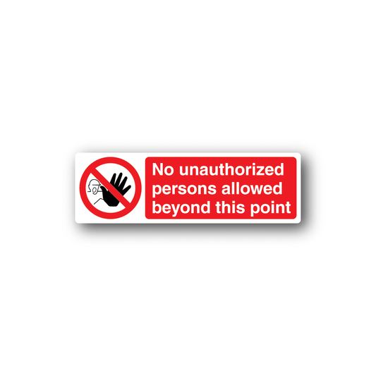 Image of NO Safety Sign Wall Decal - Vinyl Sticker - Car Sticker - Die Cut Sticker - CD034