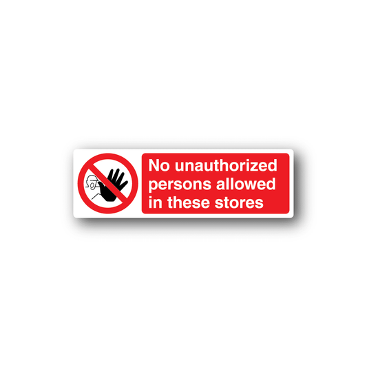 Image of NO Safety Sign Wall Decal - Vinyl Sticker - Car Sticker - Die Cut Sticker - CD035