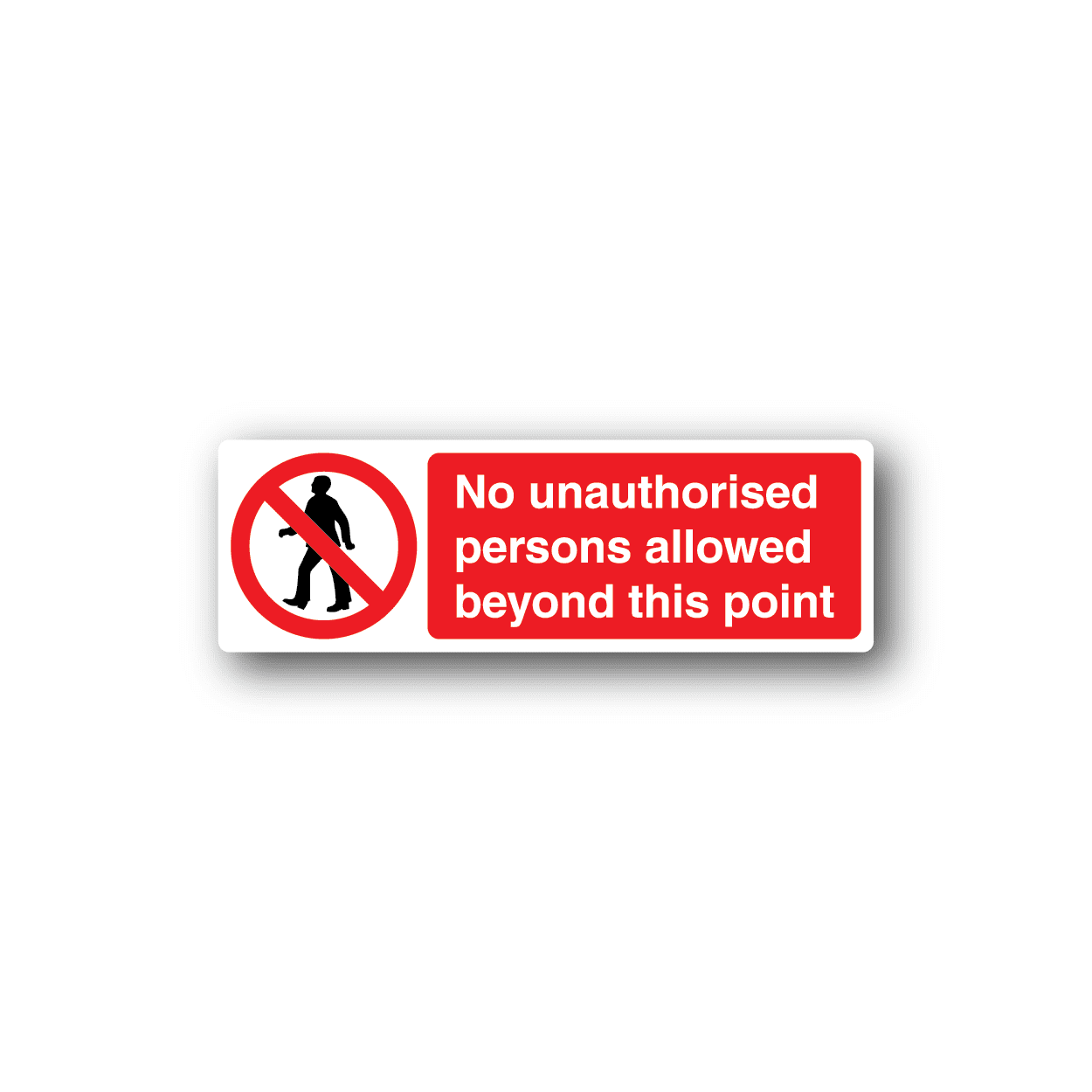 NO Safety Sign Wall Decal - Vinyl Sticker - Car Sticker - Die Cut Stic ...