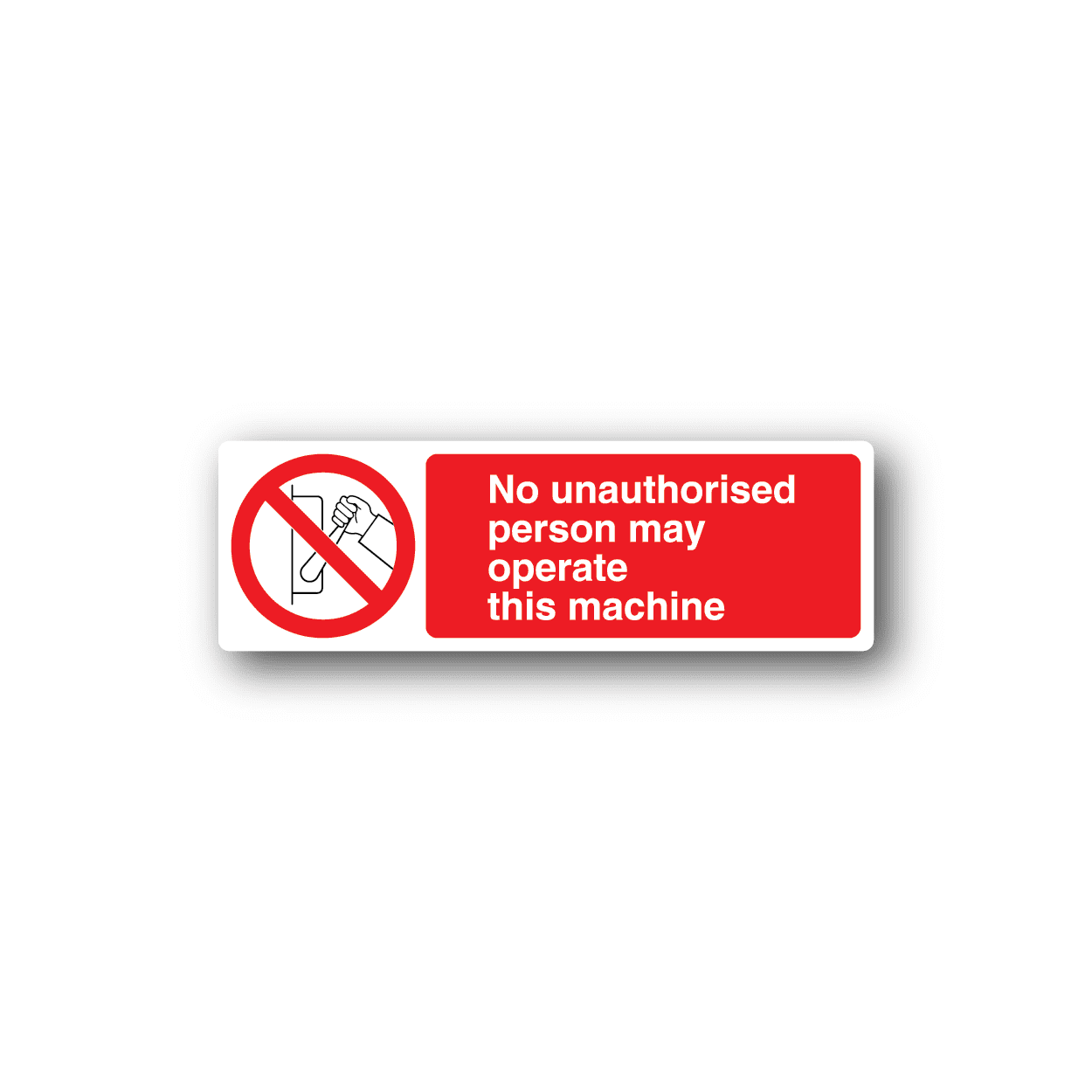 Image of NO Safety Sign Wall Decal - Vinyl Sticker - Car Sticker - Die Cut Sticker - CD042