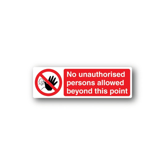 Image of NO Safety Sign Wall Decal - Vinyl Sticker - Car Sticker - Die Cut Sticker - CD050