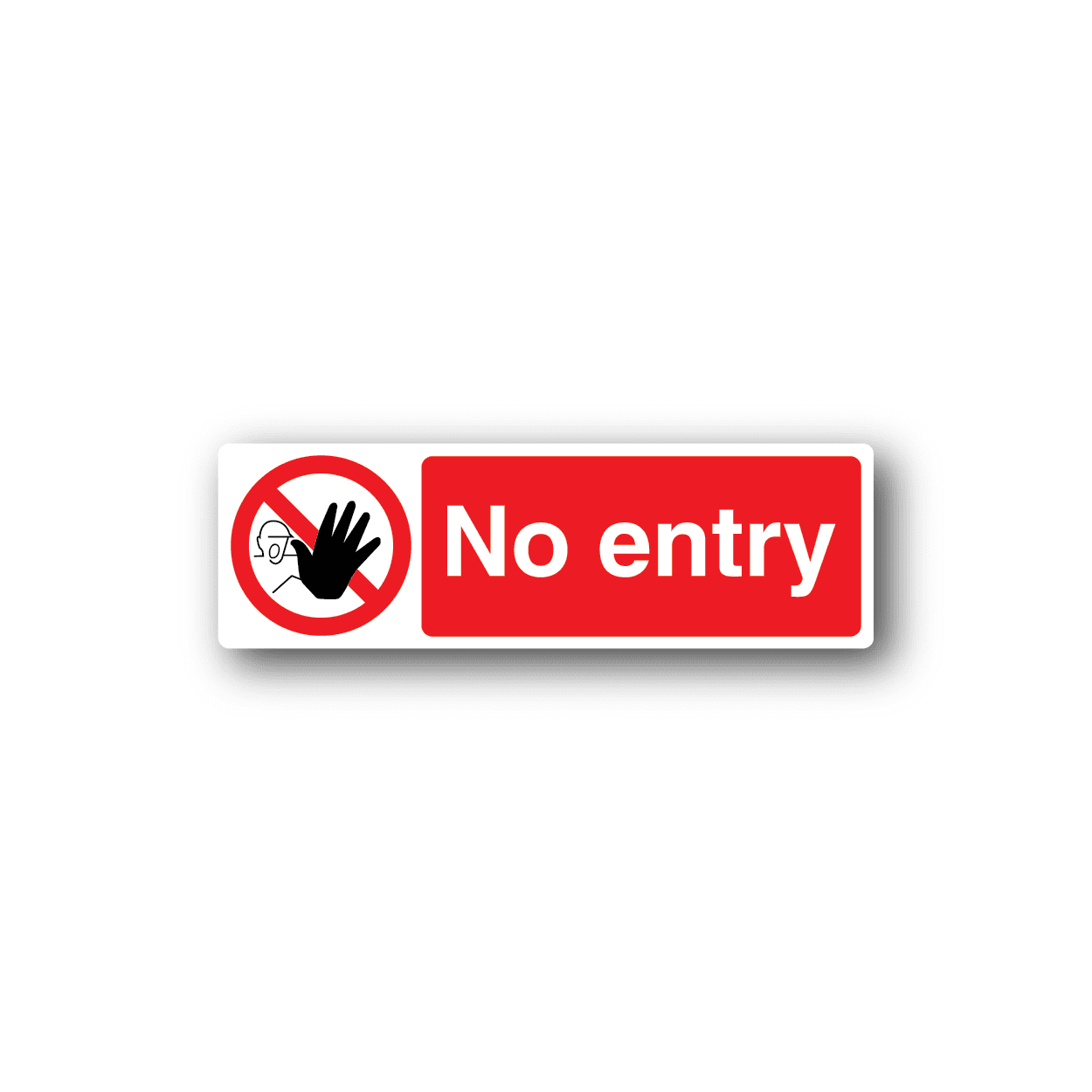 Image of NO Safety Sign Wall Decal - Vinyl Sticker - Car Sticker - Die Cut Sticker - CD062