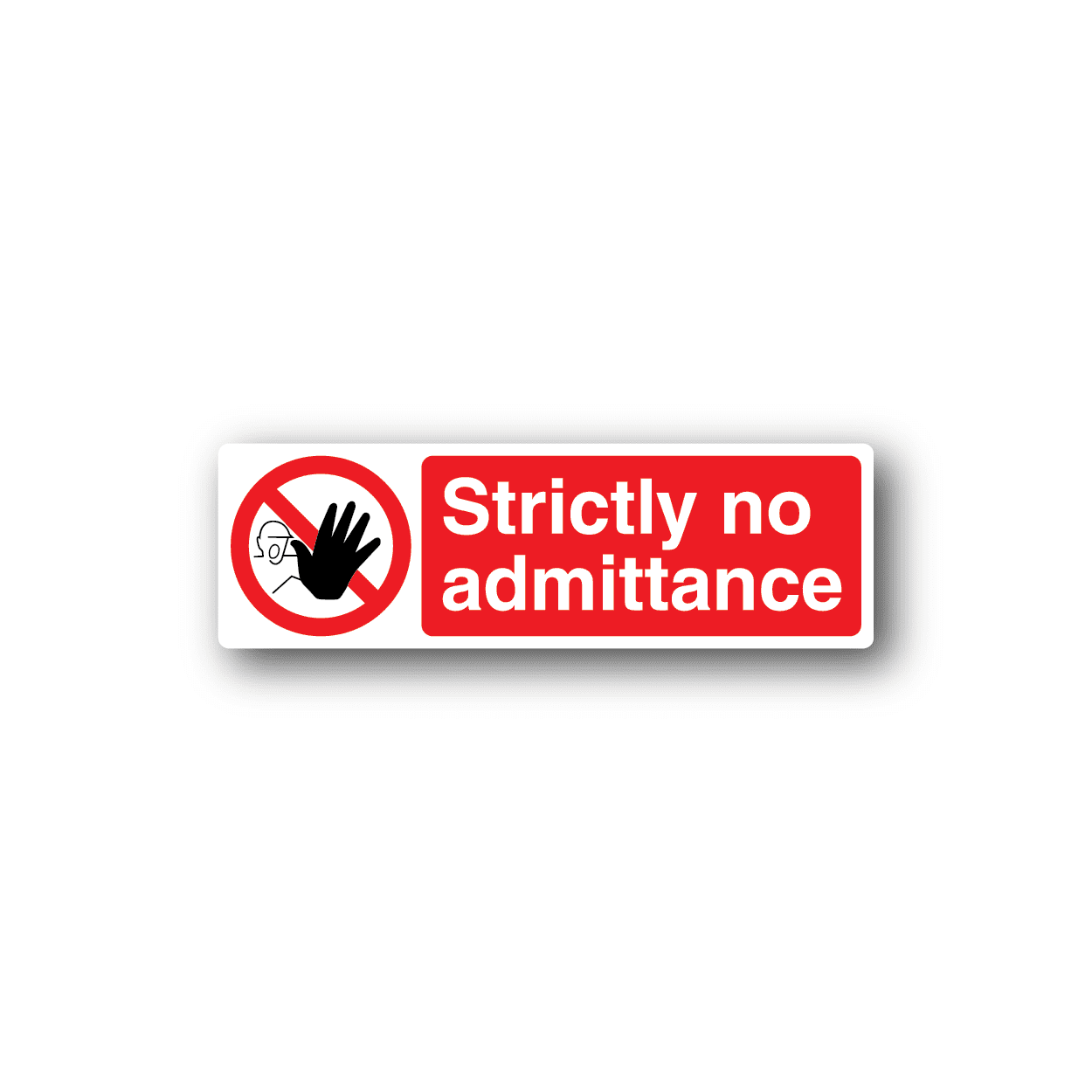 Image of NO Safety Sign Wall Decal - Vinyl Sticker - Car Sticker - Die Cut Sticker - CD072