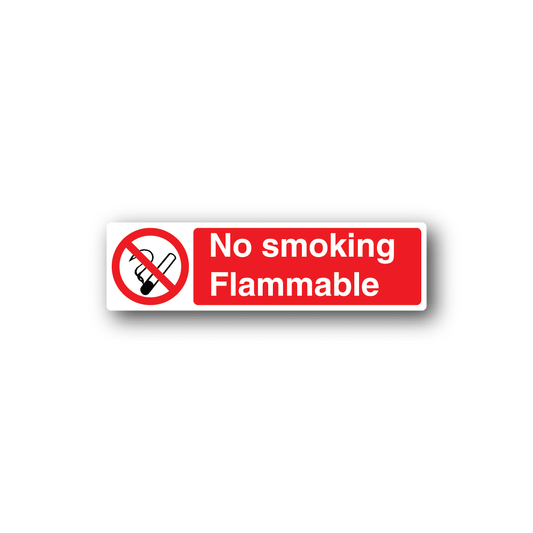 Image of NO Smoking Sign Wall Decal - Vinyl Sticker - Car Sticker - Die Cut Sticker - CD020