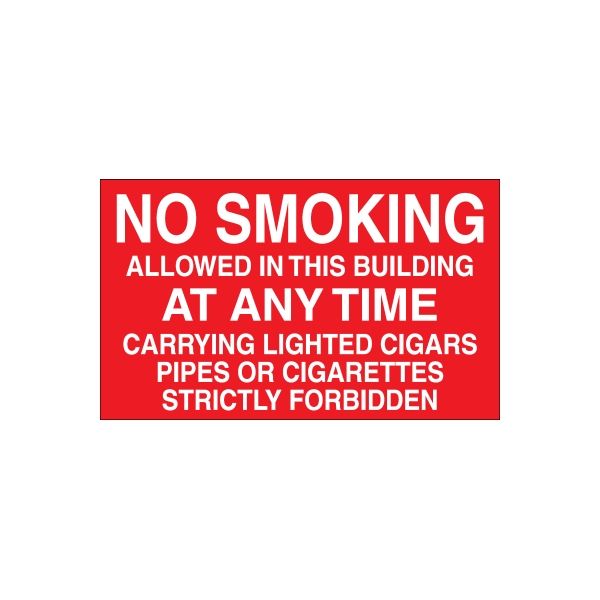 Image of NO Smoking Sign Wall Decal - Vinyl Sticker - Car Sticker - Die Cut Sticker - CD050