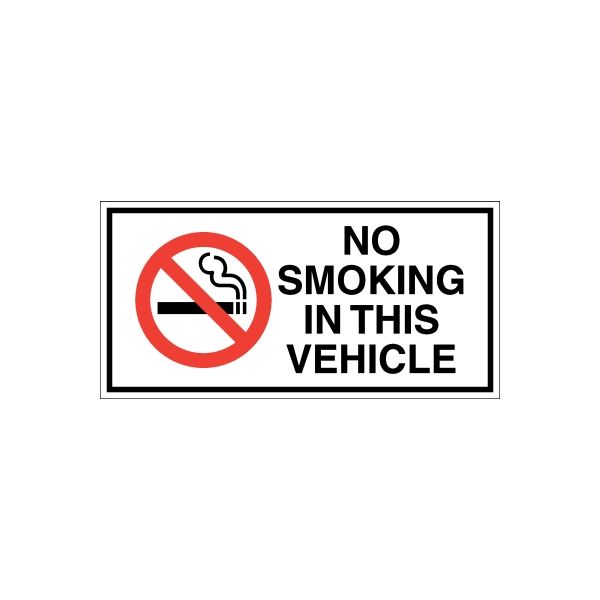 Image of NO Smoking Sign Wall Decal - Vinyl Sticker - Car Sticker - Die Cut Sticker - CD058