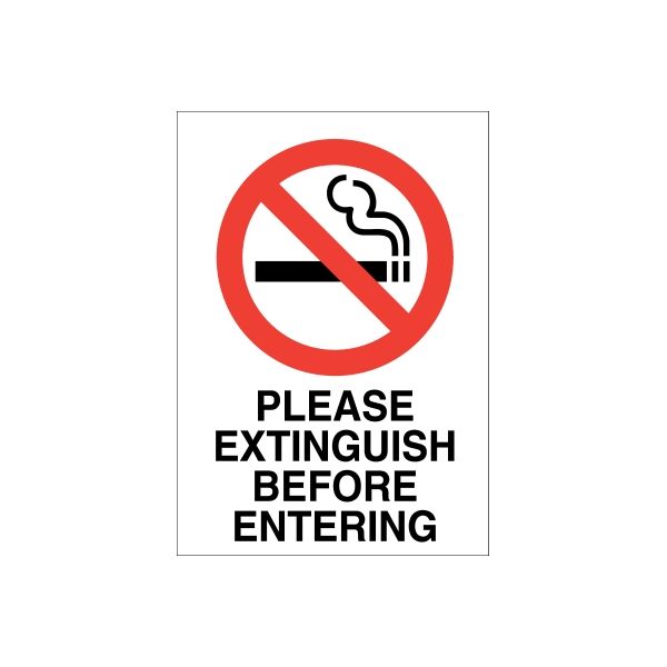 Image of NO Smoking Sign Wall Decal - Vinyl Sticker - Car Sticker - Die Cut Sticker - CD069