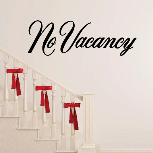 Image of No Vacancy Wall Decal - Vinyl Decal - Car Decal - Business Sign - MC725