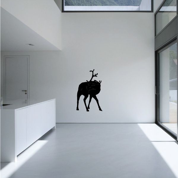 Image of Noble Turning Head Reindeer Decal