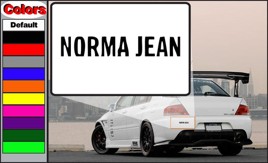 Image of norma jean Decal