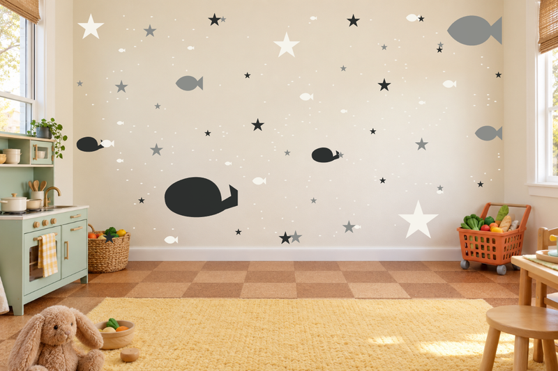 Ocean Friends Wall Decal Kit