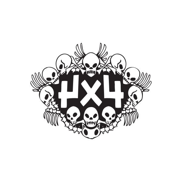 Image of Off Road 4 x 4 Skulls Decal