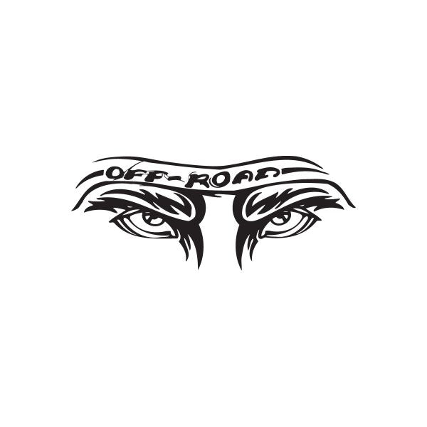 Image of Off Road Mean Eyes Decal