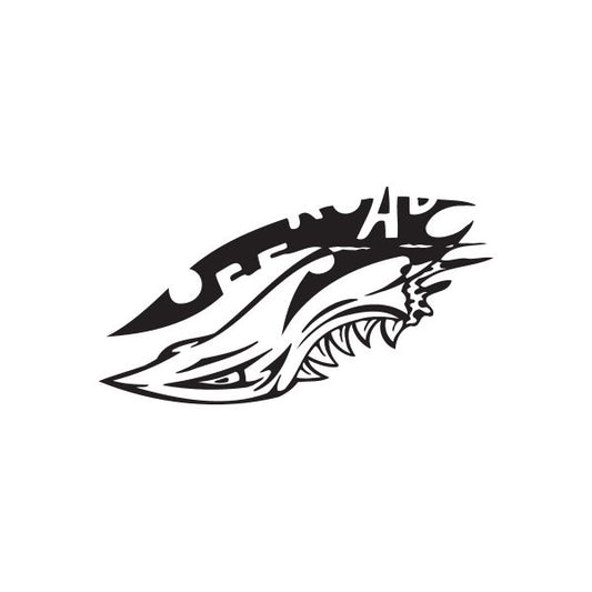 Image of Off Road Shark Mouth Decal