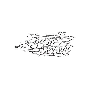 Smoke decal with outlined cloud and swirling pattern