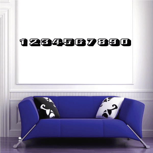 Official race numbers decal with bold black 1–0 digits, outlined in white
