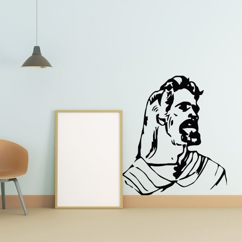 Image of Older Jesus Decal