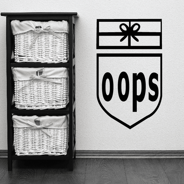 OOPS Deliveries Decal