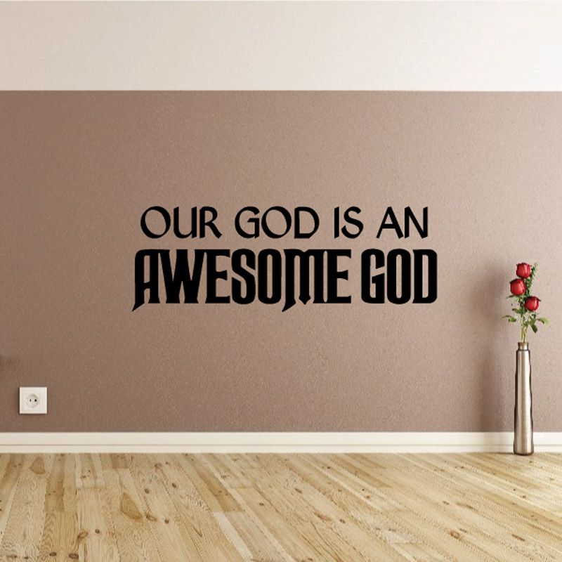 Image of Our God Is an awesome god Decal