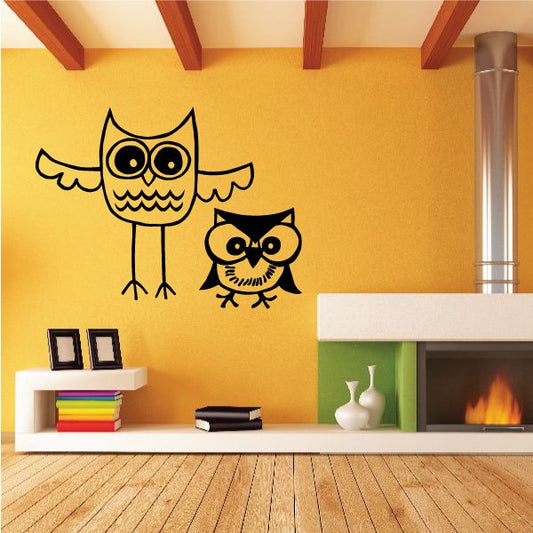 Image of Owl Friends Decal