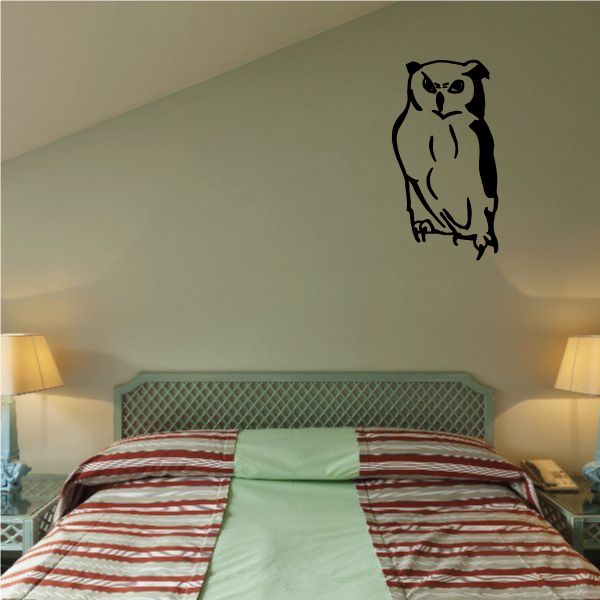 Image of Owl Staring Decal