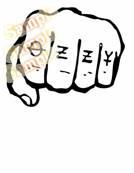 Image of Ozzy Fist Decal