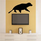 Black seal decal silhouette in paddling pose above a blank rectangle