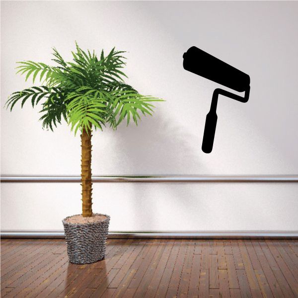 Image of Paint Roller Silhouette Decal