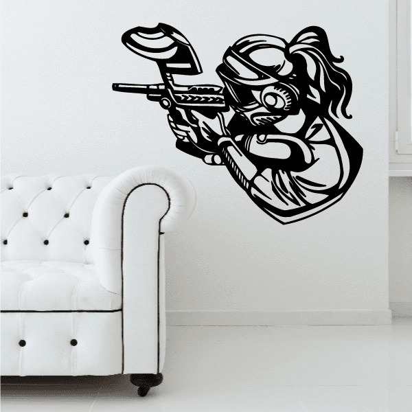 Image of Paintball Wall Decal - Vinyl Decal - Car Decal - CDS0001