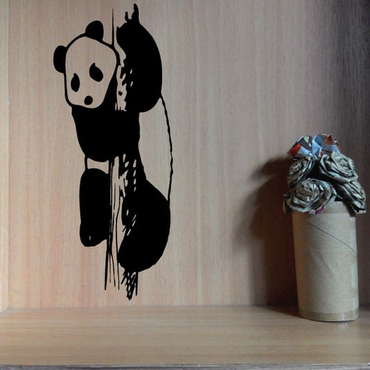 Image of Panda Climbing Decal