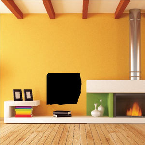 Black irregular vinyl wall decal sticker