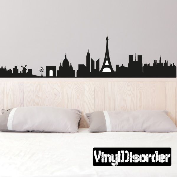 Image of Paris Skyline Side Decal