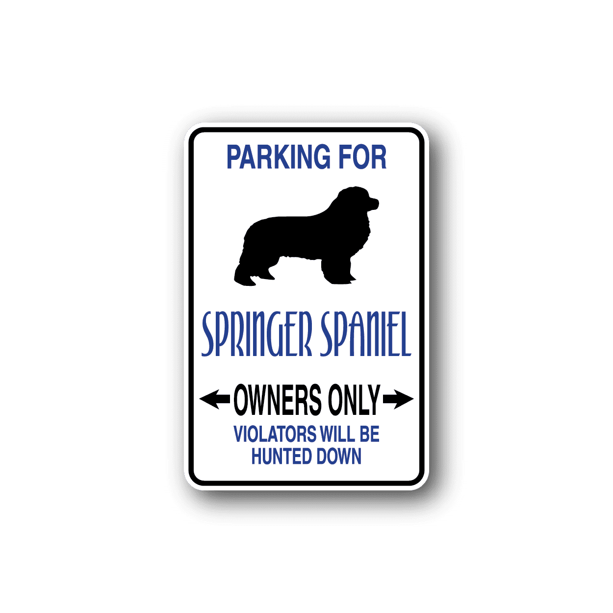 Image of Parking For Pomeranian Owners Only Fun Sign Wall Decal - Vinyl Sticker - Car Sticker - Die Cut Sticker - CD036