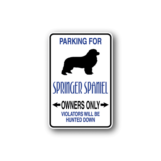 Image of Parking For Pomeranian Owners Only Fun Sign Wall Decal - Vinyl Sticker - Car Sticker - Die Cut Sticker - CD036